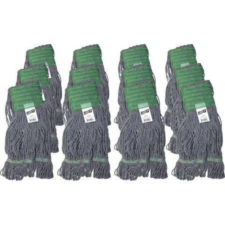 Genuine Joe MOP, HEAD, EARTHMOP, MED, 12PK GJO20116CT